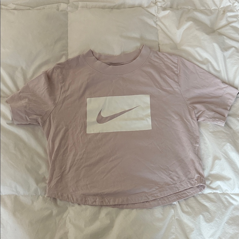 Nike Light Purple Cropped Tee
